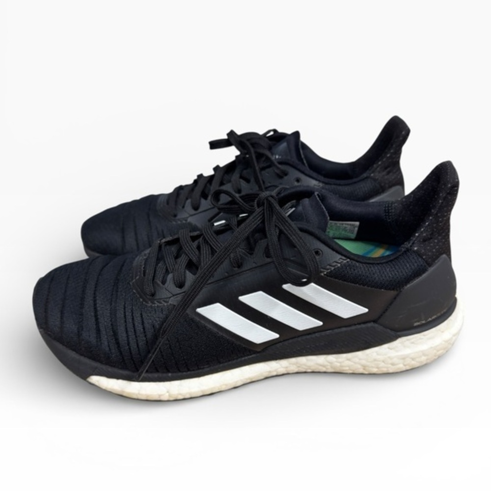 Adidas Solar Glide Core Black Cloud White Women’s US Size 8 Running Shoes